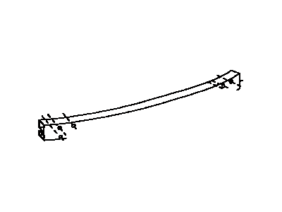 Scion 52023-52100 Reinforcement Sub-Assy,  Rear Bumper