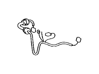Toyota 82154-52440 Wire,  Rear Door,  NO.2