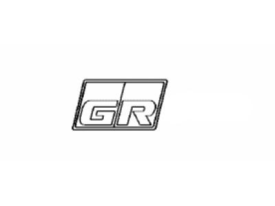 Toyota 75430-14010 Emblem,  Symbol