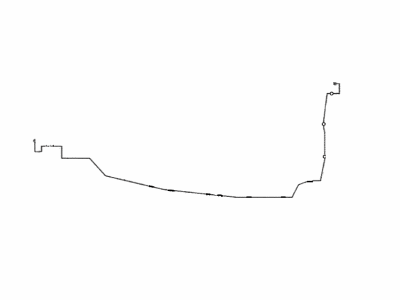 Toyota 47321-08090 Tube,  Rear Brake,  NO.1