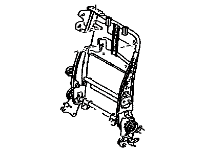 Toyota 79103-AE050 Frame Sub-Assy,  NO.1 Seat Back,  RH
