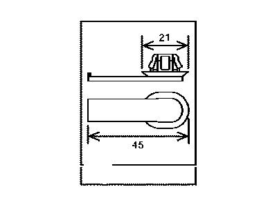 Toyota 82711-2D070 Support,  Wiring Harness