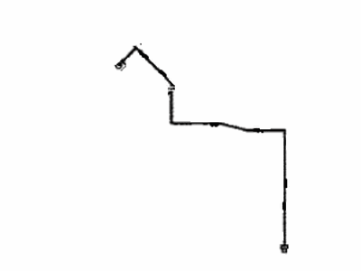 Toyota 47323-08050 Tube,  Rear Brake,  NO.3