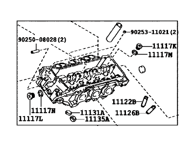 Toyota Camry Cylinder Head - 11102-09142