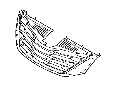 Toyota 53111-08180 Grille,  Radiator