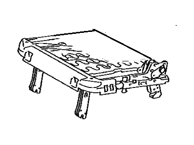 Toyota 79202-08043 Frame Sub-Assy,  NO.2 Seat Cushion,  LH