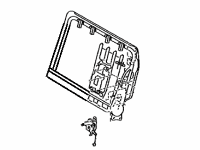 Toyota 79204-08040 Frame Sub-Assy,  NO.2 Seat Back,  LH