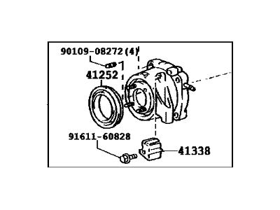 Toyota 41303-28020 Viscous Coupler