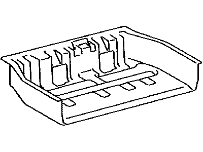 Toyota 58540-08010-B1 Carpet Assy,  Floor,  Rear