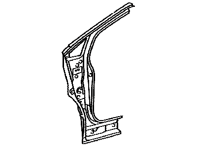 Toyota 61131-08030 Pillar,  Front Body,  Upper Outer RH