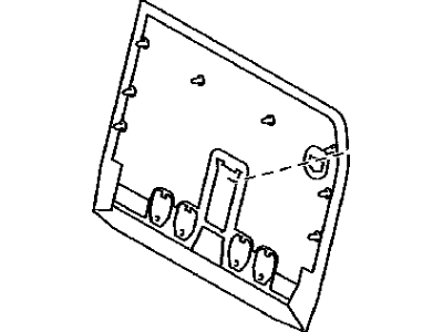 Toyota 71758-08013-C3 Seat Back Panel