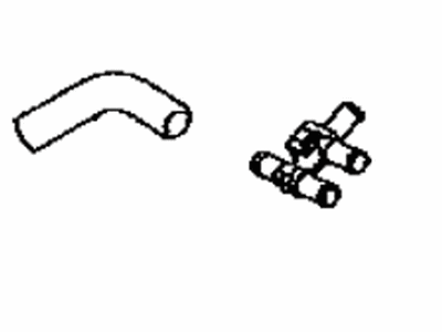 Toyota 87027-08010 Hose Sub-Assy,  Water,  No.2
