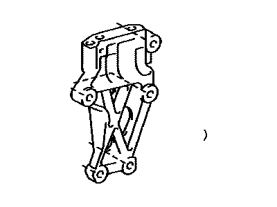 Toyota 12313-36010 Bracket,  Engine Mounting Control(For Transverse Engine)