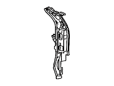 Toyota 61033-08901 Reinforce Sub-Assembly, Back Door Opening Side 61033-08901 Toyota Reinforce Sub-Assembly, Back Door Opening Side Illustration 1 of 1