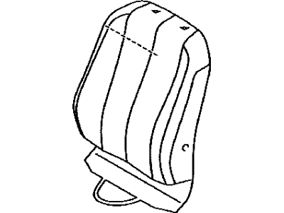 Toyota 71073-08201-B3 Cover,  Front Seat Back,  RH(For Separate Type)