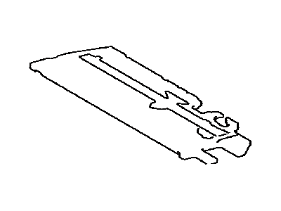 Toyota 58517-08030 Mat,  Rear Floor