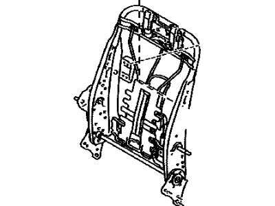 Toyota 71640-08021 Spring Assy,  Front Seat Back,  LH(For Separate Type)