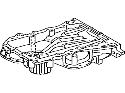 Toyota 12101-36040 Pan Sub-Assy,  Oil