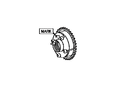 Toyota 13070-0P010 Gear Assy,  Camshaft Timing Exhaust