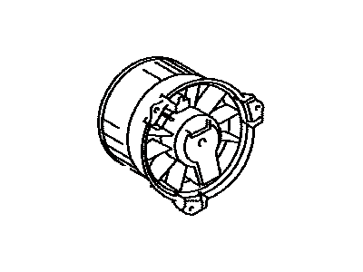 Toyota 87103-0C060 Motor Sub-Assy,  Blower W/Fan(For Rear)