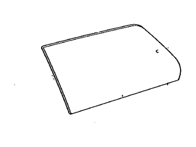 Toyota 62730-08100 Window Assy,  Quarter,  Rear RH