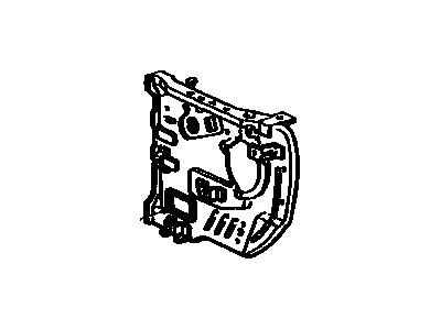 Toyota 53203-12071 Baffle Sub-Assembly, Radiator Side, Driver Side