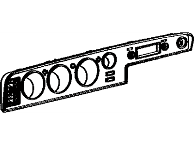 Toyota 55404-12230 Panel Sub-Assembly, Instrument Cluster Finish