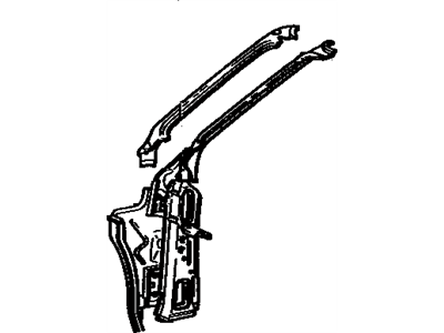 Toyota 61021-12070 Pillar Sub-Assembly, Front Body, Passenger Side