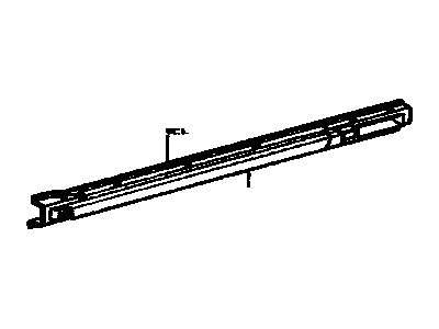 Toyota 61412-12901 Panel, Rocker, Outer Driver Side