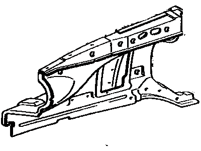 Toyota 53702-12120 Apron Sub-Assembly, Front Fender, Driver Side