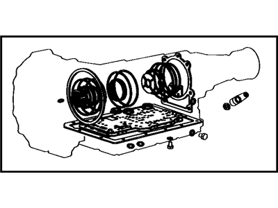 Toyota 04351-22020 Gasket Kit, Automatic Transmission Overhaul, Passenger Side