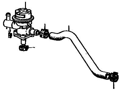 Toyota 90467-23001 Clamp Or Clip(For Air Injection System Hose)