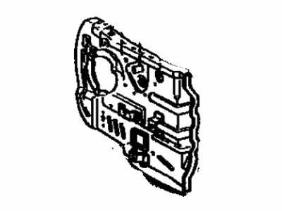 Toyota 53202-12070 Baffle Sub-Assembly, Radiator Side, Passenger Side