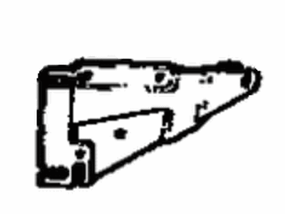 Toyota 69951-12060 Plate, Front Door Glass Holder, Front Passenger Side