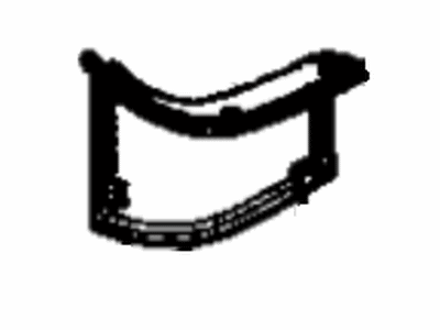Toyota 64746-12010-01 Cover, Service Hole(For Lower Back Panel Cover), Rear