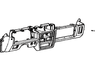 Toyota 55301-0C031-C0 Panel Sub-Assy,  Instrument