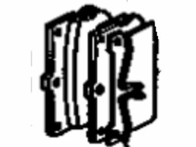 Toyota 47744-12010 Shim, Anti-Squeal(For Front Disc Brake)