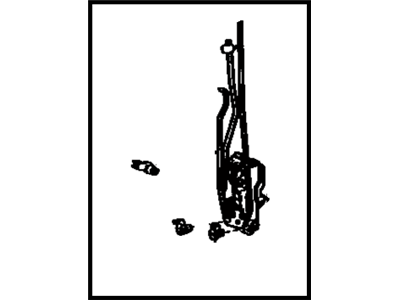 Toyota 69320-12040 Lock Assembly, Front Door, Driver Side