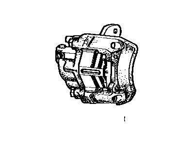 Toyota 47710-12140 Caliper Assembly, Disc Brake, Front, Passenger Side