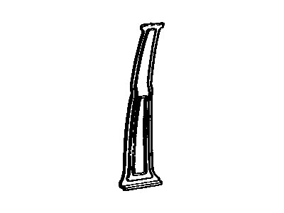 Toyota 62411-12060-08 Garnish, Center Pillar, Passenger Side