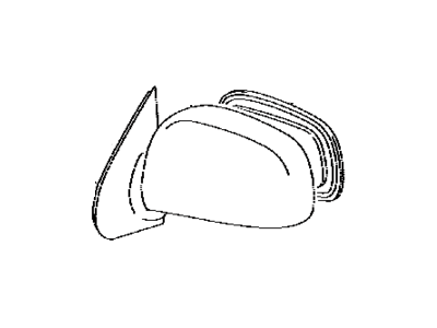 Toyota 87940-04251 Mirror Assy,  Outer Rear View,  LH