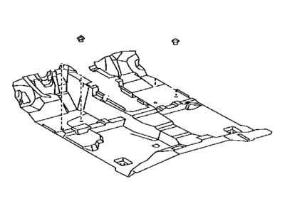 Toyota 58510-04A91-C2 Carpet Assy,  Floor,  Front