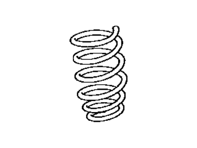 Toyota 48131-04A71 Spring,  Front Coil,  RH