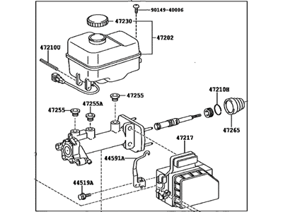 Toyota Brake Master Cylinder - 47025-04040