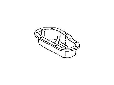 Toyota 12102-31010 Pan Sub-Assy,  Oil,  NO.2