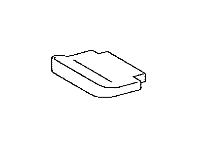 Toyota 71076-04151-B2 Cover,  Rear Seat Cushion,  LH (For Separate Type)