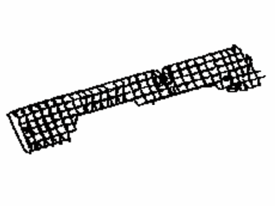 Toyota 66425-04080 Spacer, Side Rail, Rear Driver Side