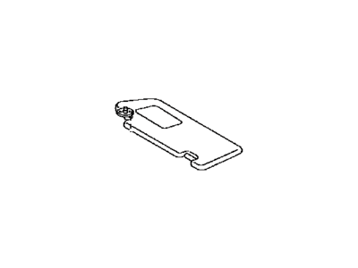 Toyota 74320-04141-E0 Visor Assy,  LH