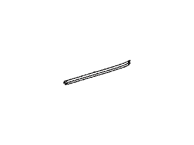 Toyota 68164-0C030 Weatherstrip,  Rear Door Glass,  Outer LH