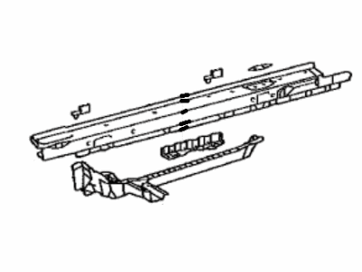 Toyota 57401-04081 Member Sub-Assembly, Floor Side, Inner Passenger Side